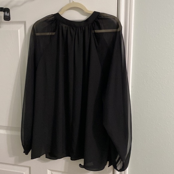 Eloquii Sheer sleeve top - Picture 5 of 5